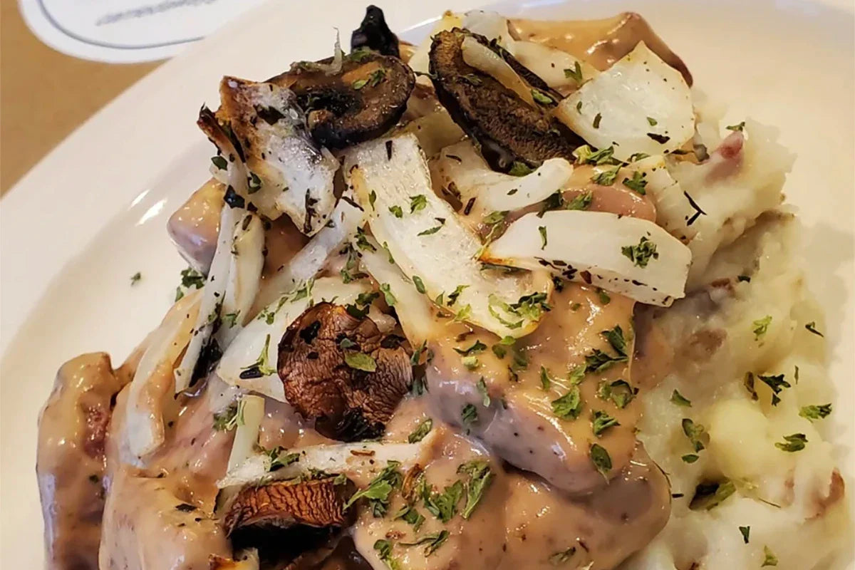 10-13-23 Feature: Beef Tips Marsala *GLUTEN FREE*
